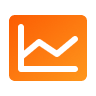 Line chart icon