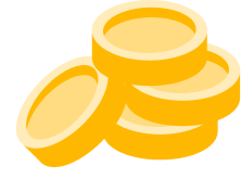 Illustration of gold coins